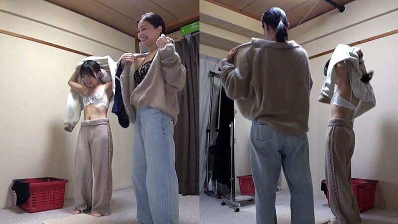 由良かな×雪奈真冬 姉御の個撮 神レズスク水 女が自らカメラを持ち可愛い女子の水着姿をじっとり撮影！親父の個撮ゆずりのハミ毛、ジョリワキ等のフェチ接写はもちろん女に撮られる恥ずかしい放尿やローション密着やレズSEXを完全着衣で楽しむレズハメ撮りAV サンプル1