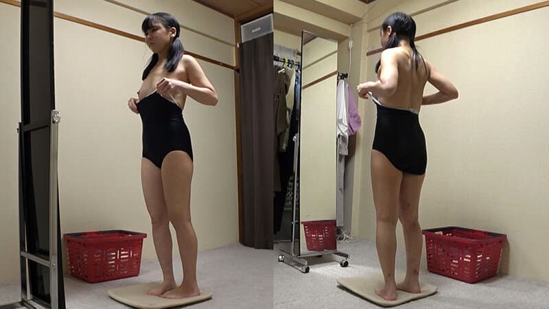 ゆうきすず 濡れてテカってピッタリ密着 神スク水 可愛い女子のスクール水着姿をじっとりと堪能！着替え撮影から始まり貧乳から巨乳にパイパン、ハミ毛、ジョリワキ等のフェチ接写やローションソーププレイやスク水ぶっかけ等を完全着衣で楽しむAV サンプル20