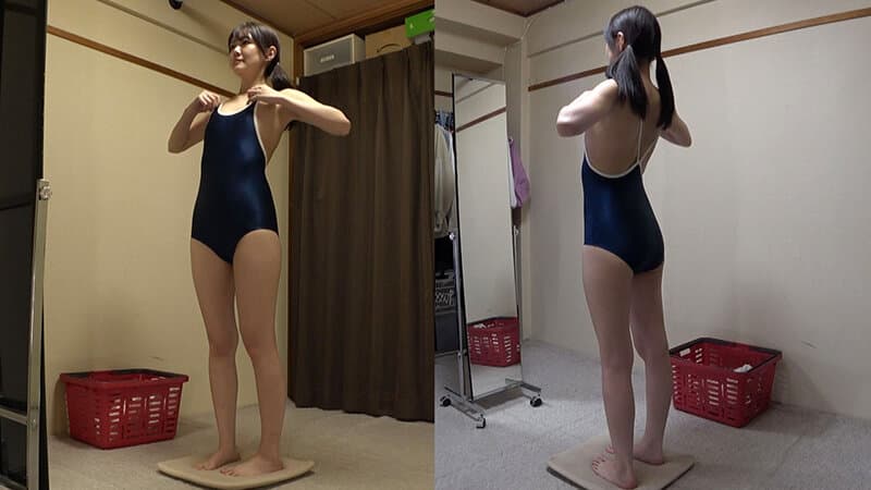 松山みなみ 濡れてテカってピッタリ密着 神スク水 可愛い女子のスクール水着姿をじっとりと堪能！着替え撮影から始まり貧乳から巨乳にパイパン、ハミ毛、ジョリワキ等のフェチ接写やローションソーププレイやスク水ぶっかけ等を完全着衣で楽しむAV サンプル1