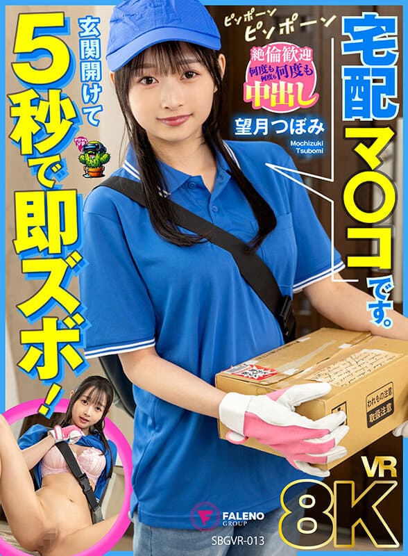 【VR】【8K】玄関開けて5秒で即ズボ！宅配マ〇コです。 望月つぼみ サンプル1