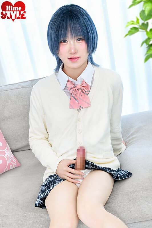 初めてのAVなのにメスイキ・潮吹きしちゃうゆるっと激キャワオトコの娘ひめドットらぶ青羽りのんAVデビュー サンプル1