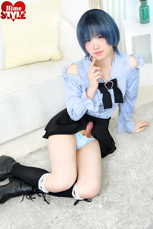 初めてのAVなのにメスイキ・潮吹きしちゃうゆるっと激キャワオトコの娘ひめドットらぶ青羽りのんAVデビュー サンプル2