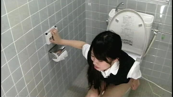 都内某所 雑居ビル 男女共用トイレのオナニー盗撮映像4時間ベスト40人 サンプル4