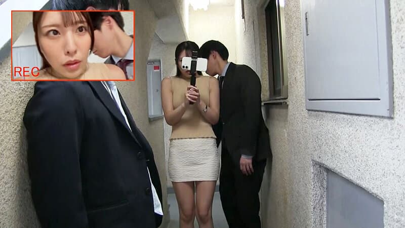 潜入！【痴●団地】～触られたい女達が集うぶっかけアパートメントを体験取材！痴●フリーな女記者しおり～ 倉木しおり サンプル11