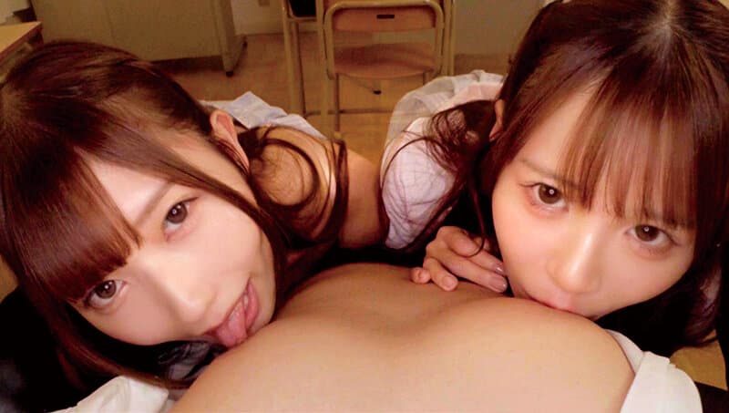 小悪魔教え子2人に放課後ホテルに連れ込まれ…。どちらと付き合うか答えるまで、上下のクチでむさぼり奪い合い搾精させられた教育実習生のボク。 サンプル6