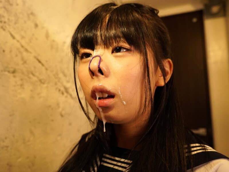 変顔で学級崩壊！清純J系の顔面崩壊絶頂アクメ！ 真宮しおり サンプル5