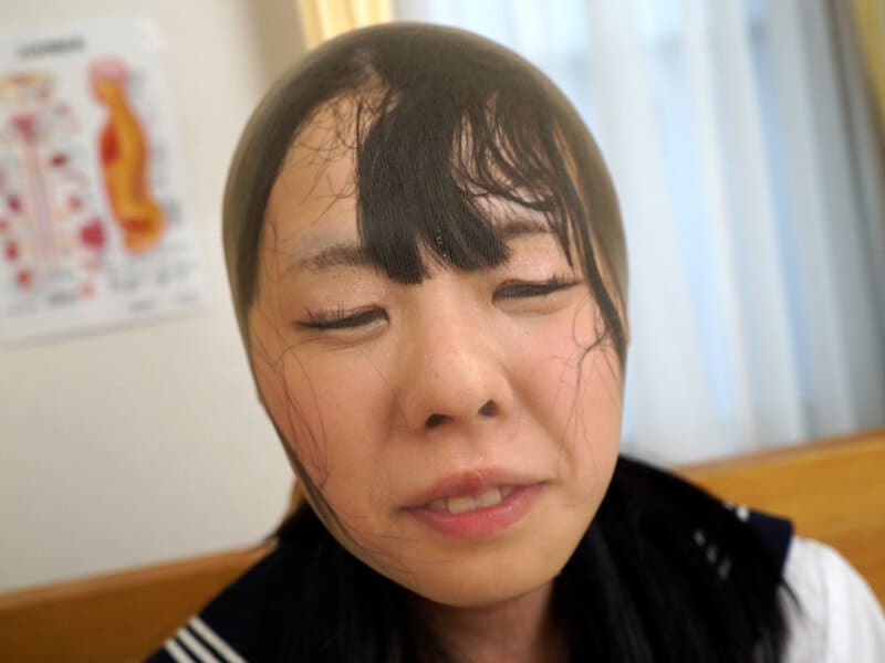変顔で学級崩壊！清純J系の顔面崩壊絶頂アクメ！ 真宮しおり サンプル6