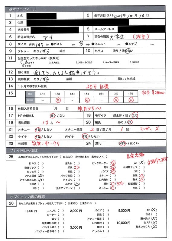 風俗面接SEX盗撮 本番推奨風俗店の面接→SEX体験講習パーフェクト流出！！ ＃004 面接シロウト 4名255分 サンプル5