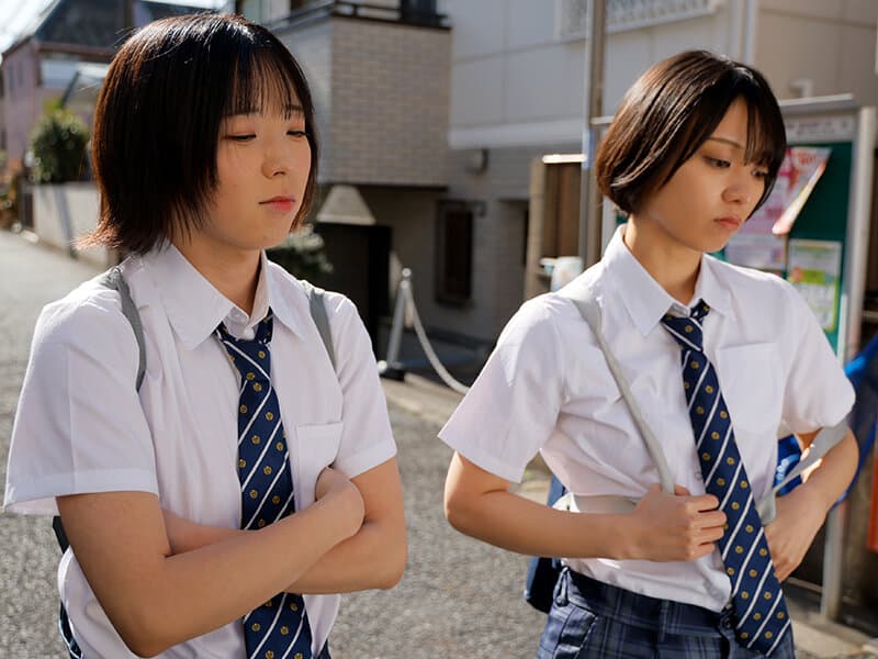 男子校の親友は実は女子！？ ニューハーフつるぺたボーイッシュレズビアン 近藤ムム/もなみ鈴 サンプル1