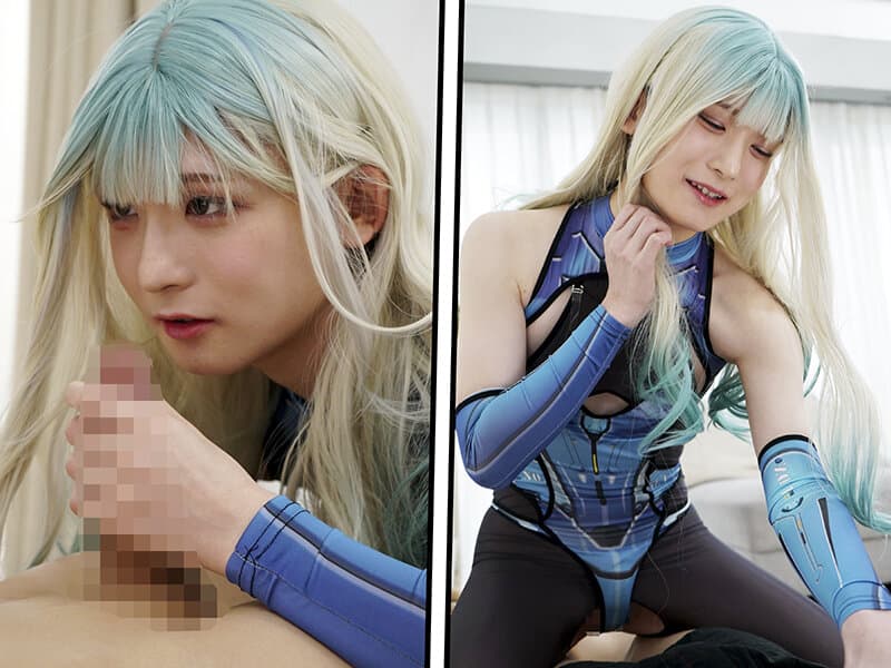 連撃メスイキ！フル勃起Wペニクリ痴女のニューハーフ逆3Pハーレム！ ななこ/愛瀬めい サンプル1