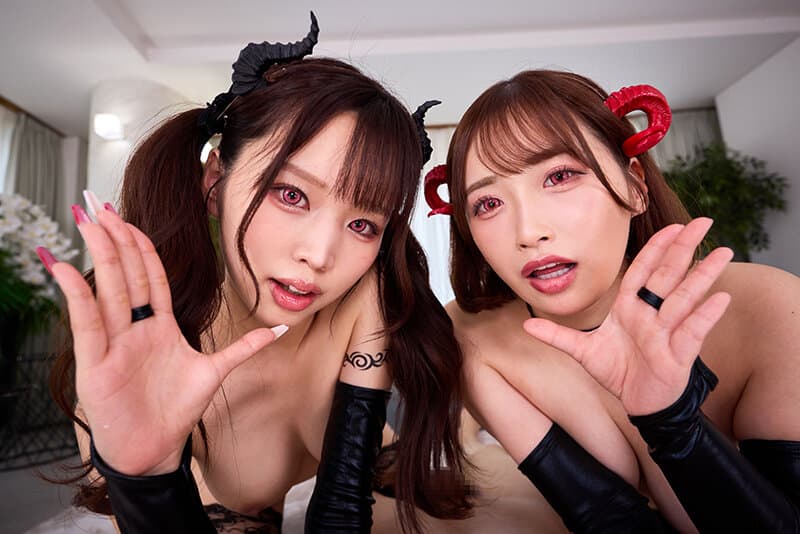 【VR】禁断の儀式をしたらまさかの巨乳サキュバス5姉妹召喚！！無限∞射精ハーレム新婚生活 リマバス＆ワカバス サンプル7