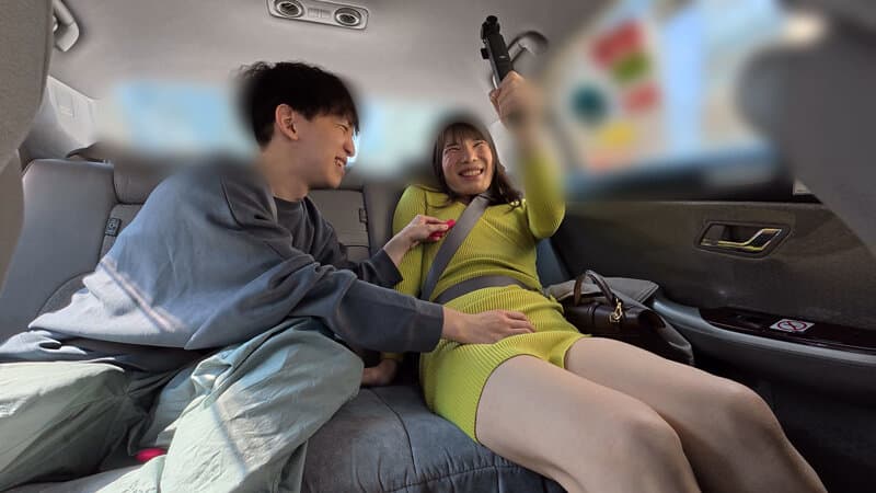 僕とおちんちんのついている彼女の一日、タクシーデート8 花奏まあや サンプル2