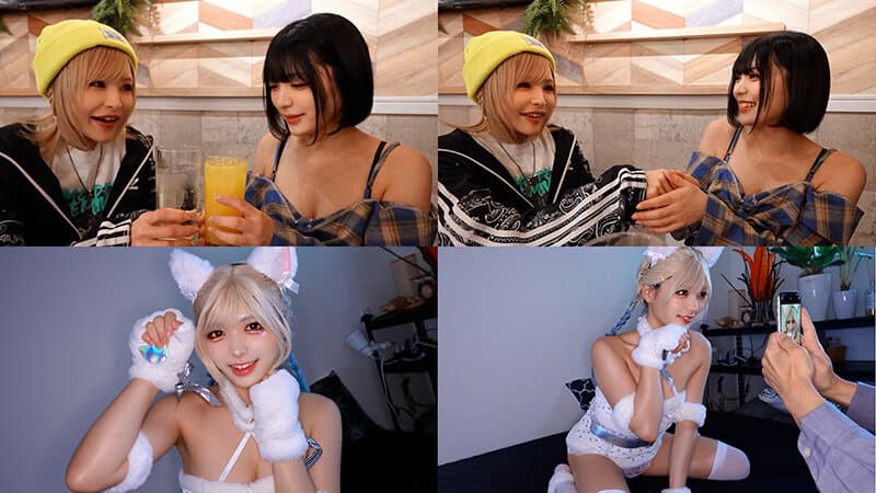 淫乱美少女レイヤーのオフパコ中出し撮影会に潜入！性欲剥き出しチ○ポ中毒 サンプル1